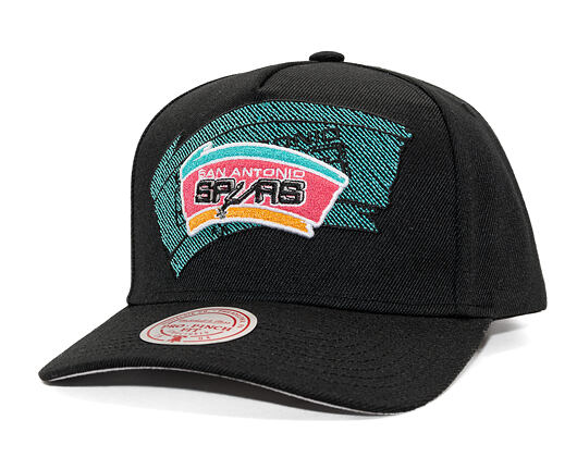 Cap Mitchell & Ness - NBA Tilted Pro Snapback Hwc - San Antonio Spurs - Black