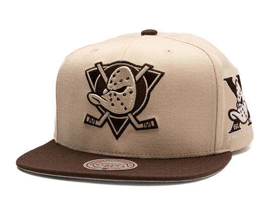 Kšiltovka Mitchell & Ness - NHL Fashion Basic 2T - Anaheim Ducks - Cream