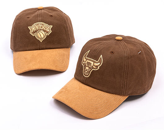 Kšiltovka Mitchell & Ness - NBA Lux Chain Strapback - Chicago Bulls - Brown