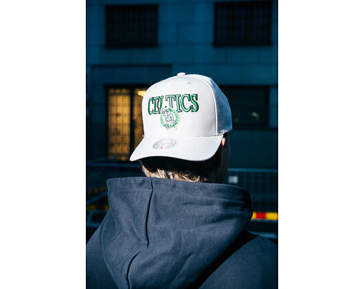 Cap Mitchell & Ness - NBA Team Name Pro Crown - Boston Celtics - Bone