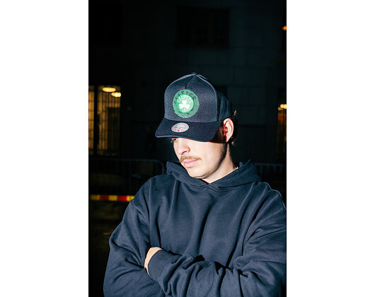 Cap Mitchell & Ness - NBA Tilted Pro Snapback - Boston Celtics - Black