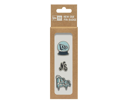Pin New Era - Branded 3× Cap Pin Set - Silver