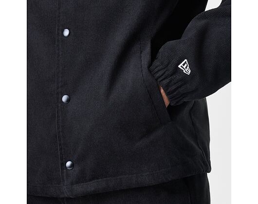 Jacket New Era - Branded Cord Coach Jacket - Black