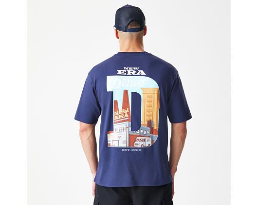 Tee New Era - Branded Location Oversized Tee - Navy