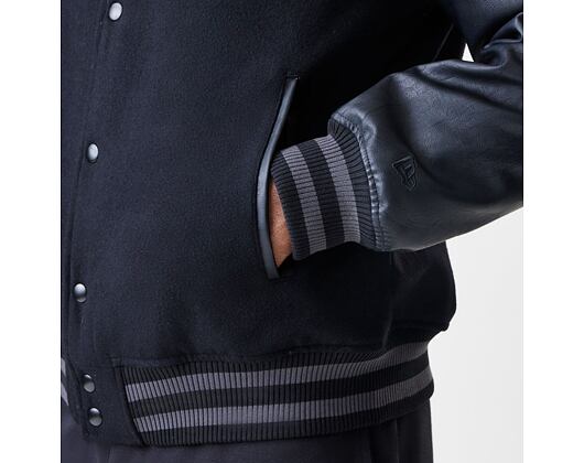 Jacket New Era - NBA Tonal Patch Varsity - Chicago Bulls - Black