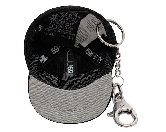 Keychain New Era - Branded Mini cap - Black
