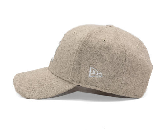Cap New Era - MLB Melton Wool 9FORTY - NY Yankees - Stone / White