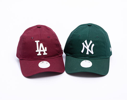 Womens Cap New Era - MLB Essential 9TWENTY - NY Yankees - Dark Green / White