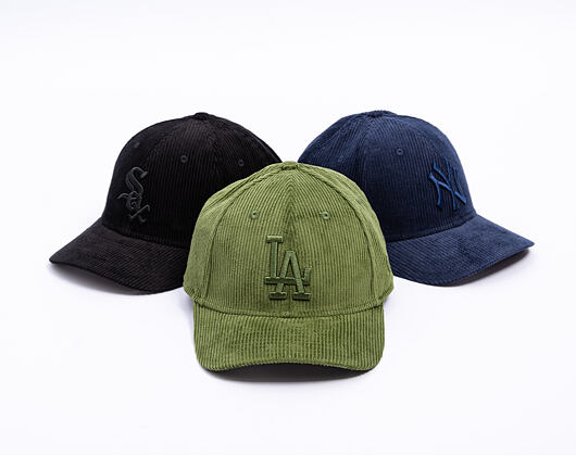 Cap New Era - MLB Cord 9FORTY M-Crown - LA Dodgers - Rifle Green