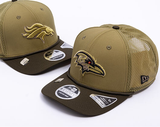 Cap New Era - NFL25 "Salute to Service" - 9SEVENTY Stretch-Snap - Baltimore Ravens 