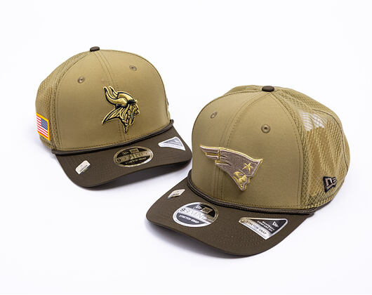 Cap New Era - NFL25 "Salute to Service" - 9SEVENTY Stretch-Snap - New England Patriots 