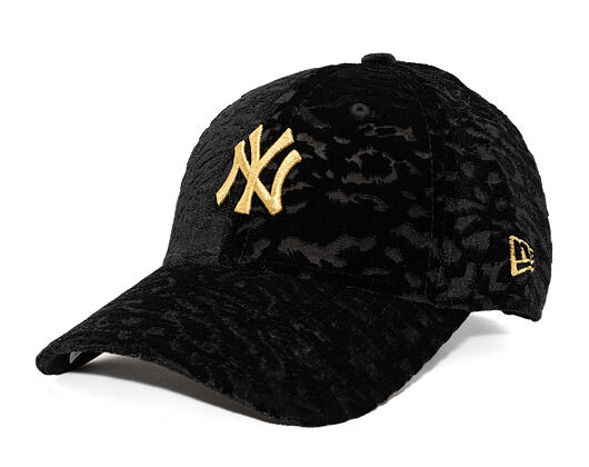 Womens Cap New Era - MLB Leo Velour 9FORTY - NY Yankees - Black