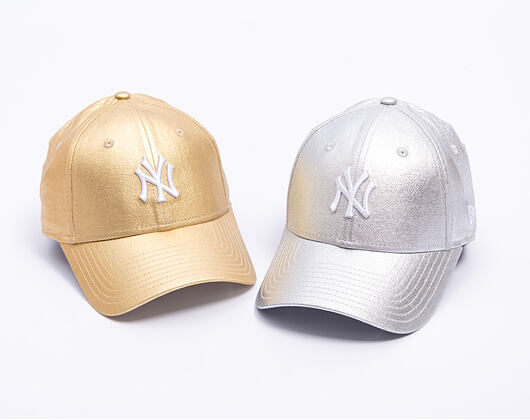Womens Cap New Era - MLB Metallic 9FORTY - NY Yankees - Gold