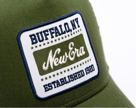 Cap New Era - Branded Patch Trucker 9FORTY Trucker - Rifle Green