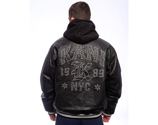 Karl Kani - Kani Western Pu Leather College Jacket - Black
