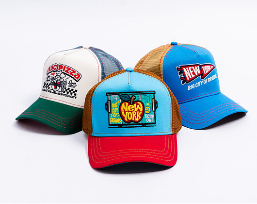 Stetson - Trucker Cap Big Apple by JJ Hats - Red/Blue