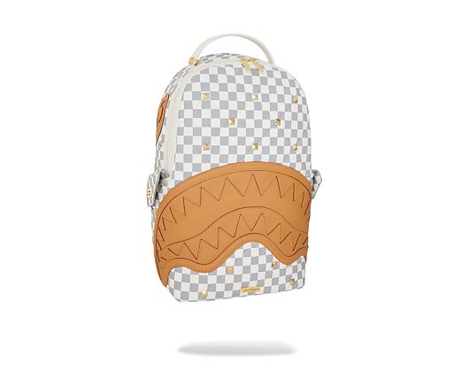 Sprayground Cream Henny Quilt Puff Backpack