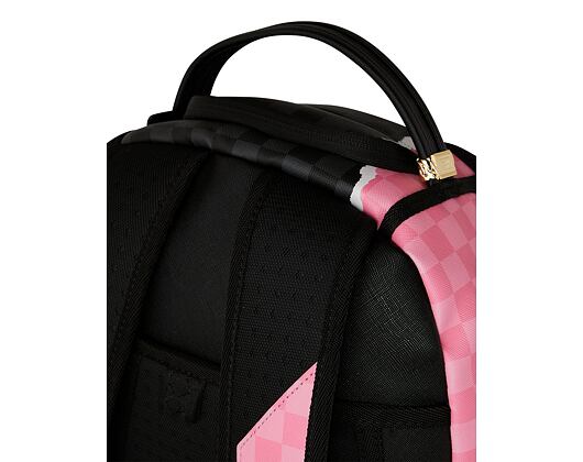 Sprayground Pink And Black Tear Sip Backpack