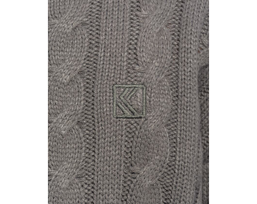 Karl Kani Og Cable Knit Os Sweater Black