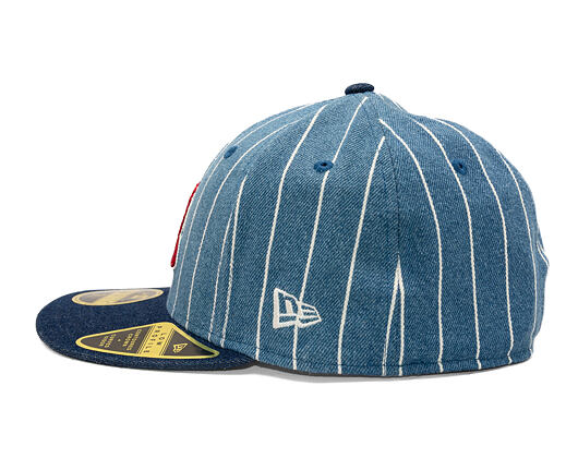 Kšiltovka New Era - 59FIFTY Low Profile Day - Pinstripe Denim Indigo