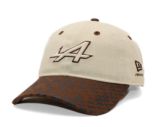 Cap New Era - F1 Heritage 9TWENTY - Alpine Racing - Chrome White