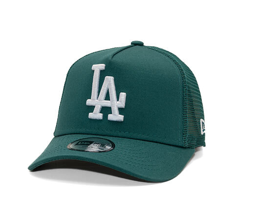 Kids Cap New Era - MLB Essential 9FORTY Trucker - LA Dodgers - Pine Green