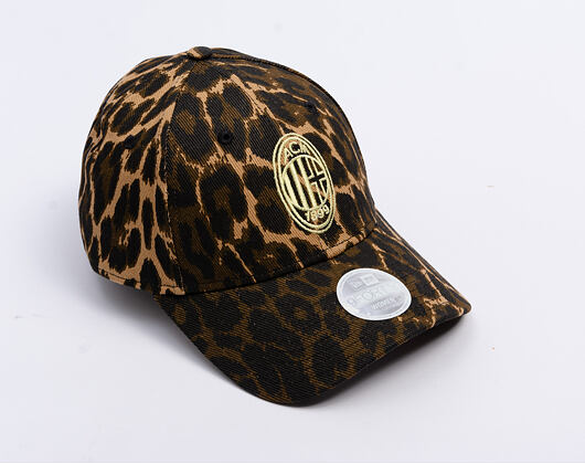 Womens Cap New Era -  Leopard 9FORTY - Ac Milan - Brown