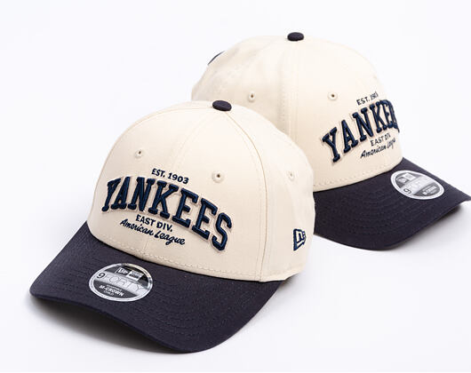 Kids Cap New Era - MLB Wordmark 9FORTY M-CROWN - NY Yankees - Cream
