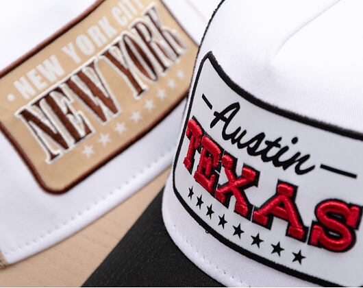 Cap New Era - Branded Location Patch 9FORTY Trucker - Black