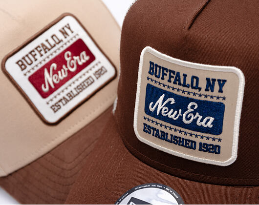 Cap New Era - Branded Patch 9FORTY Trucker - Chestnut Brown