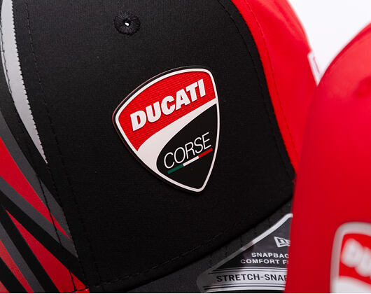 Cap New Era - Ducati Motor Print 9SEVENTY Stretch-Snap - Black