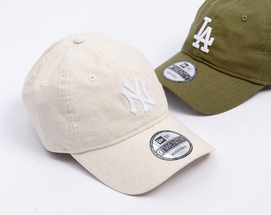 Cap New Era - MLB Linen 9TWENTY - NY Yankees - Stone