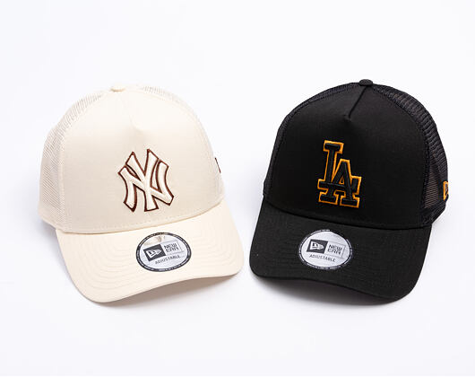 Cap New Era - MLB Outline 9FORTY Trucker - LA Dodgers - Black
