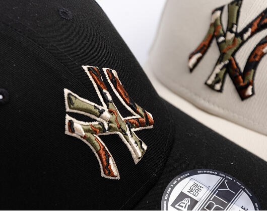 Cap New Era - MLB Outline Camo 9FORTY - NY Yankees - Black