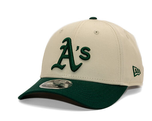 Cap New Era - MLB Colorblock 9FORTY M-CROWN - Oakland Athletics - Cream