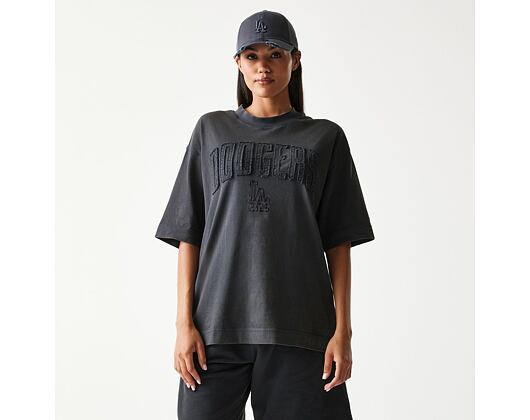 Tee New Era - MLB Washed Boxy Tee - LA Dodgers - Dark Grey
