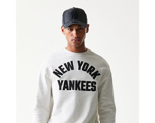 Sweatshirt New Era - MLB Graphic Oversized Crewneck - NY Yankees - Heather Grey