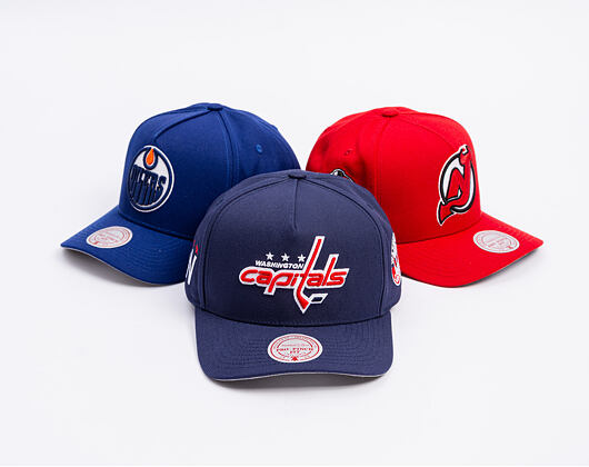 Mitchell & Ness - Washington Capitals - Double Clutch Pro Snapback - Navy