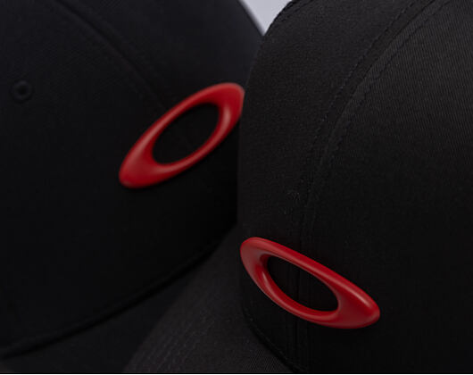 Oakley - Tincan Cap - Pitch Black/Flame Red