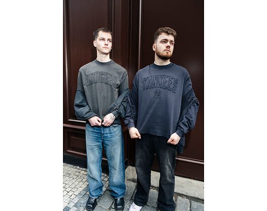 Tee New Era - MLB Washed Boxy Tee - LA Dodgers - Dark Grey