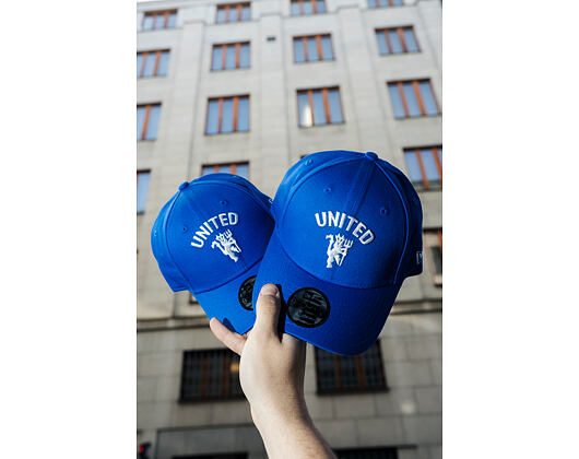 Kids Cap New Era -  Seasonal 9FORTY - Manchester United FC - Blue