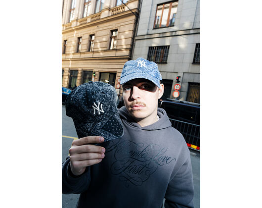 Cap New Era - MLB Washed Paisley 9TWENTY - NY Yankees - Black