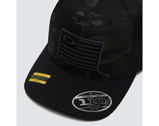 Cap Oakley - Si Multicam Flag 110 Snapbck Cap - Black Multicam