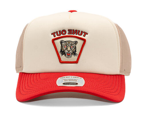 Cap Brixton - Lost In Reality MP Trucker - White/Rush