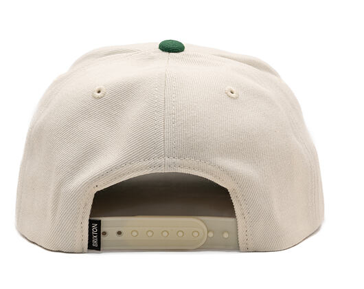 Cap Brixton - Linwood MP Snapback - Off White/Primal Green