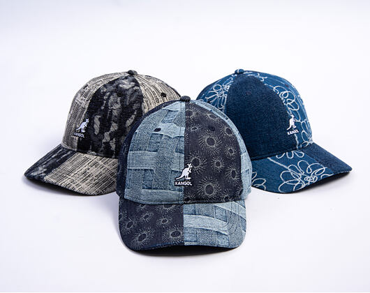 Cap Kangol - TRENDS PACK - Denim Mashup Baseball - Blue Picnic
