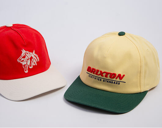 Cap Brixton - Certified LP Dadcap - Washed Yellow/Medite