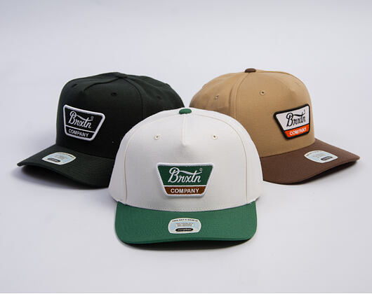 Cap Brixton - Linwood MP Snapback - Off White/Primal Green