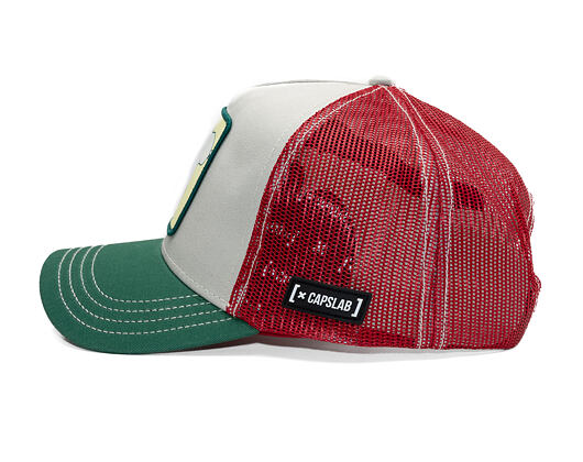 Cap Capslab - Trucker Peanuts - Cool Joe - White / Red /Green