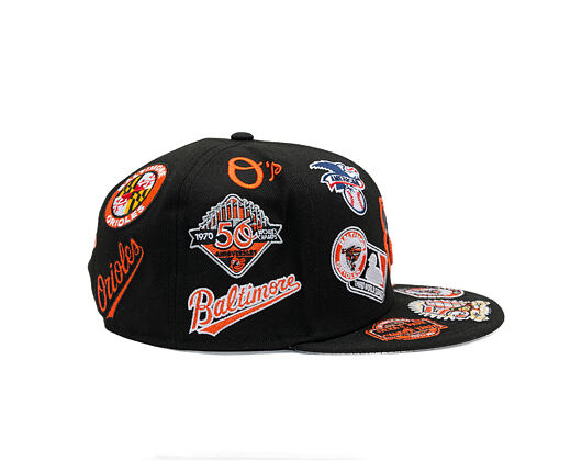 Cap New Era - MLB All Over Logo 59FIFTY - Baltimore Orioles - Team Color